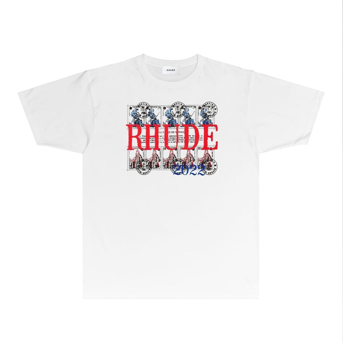 Rhude T-shirts Printed Trendy Pure Cotton