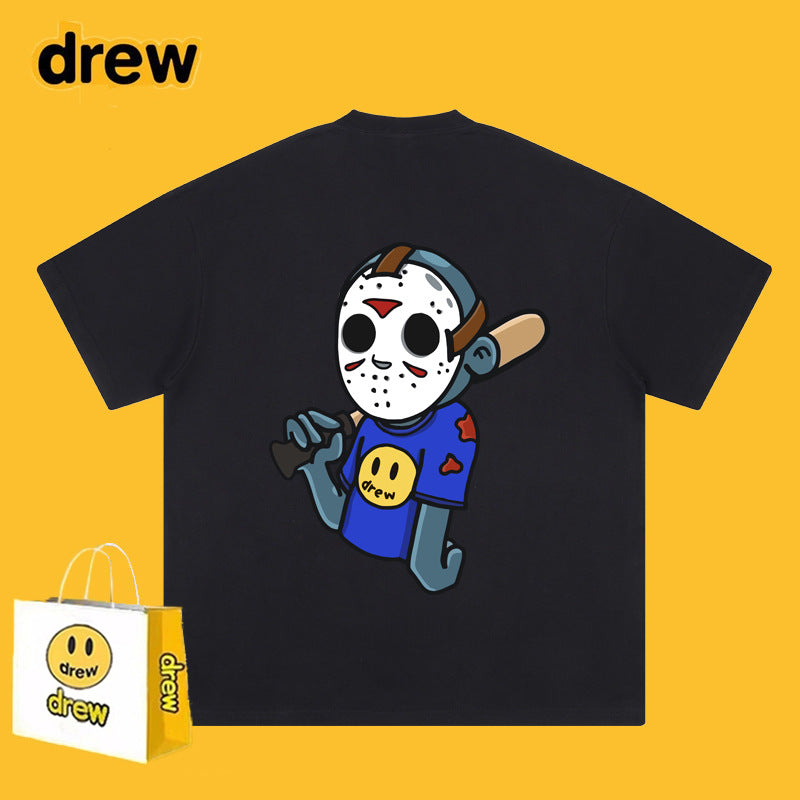 Drew T-shirts Drew T-shirt Smiley Face Classic Letters