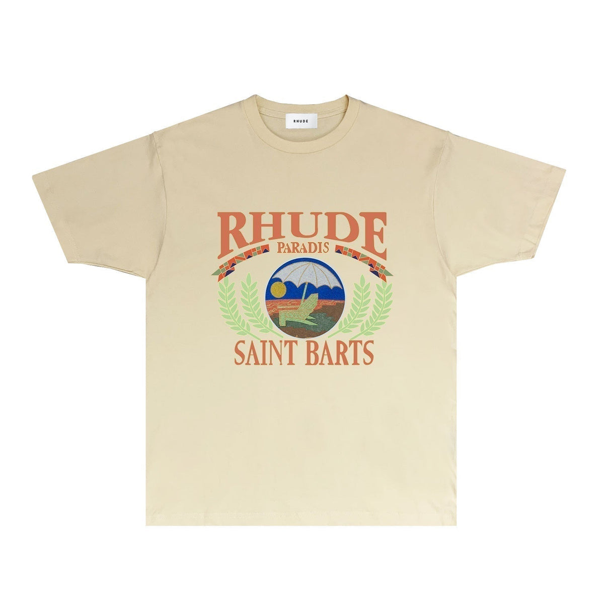 Rhude T-shirts Printed Trendy Pure Cotton
