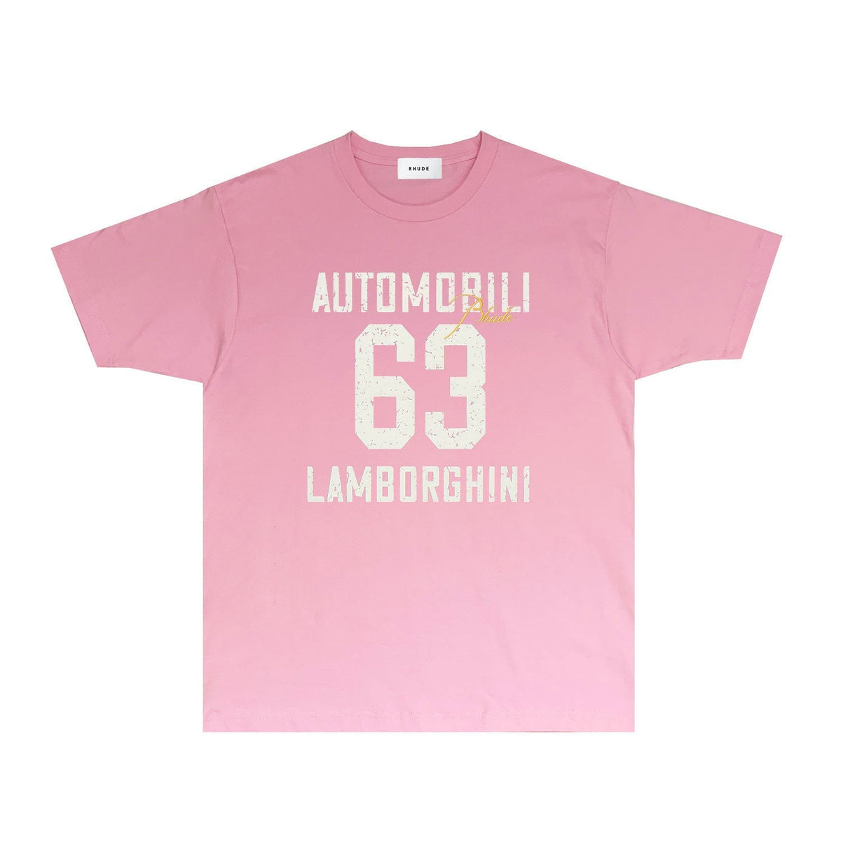 Rhude T-shirts Printed Trendy Pure Cotton