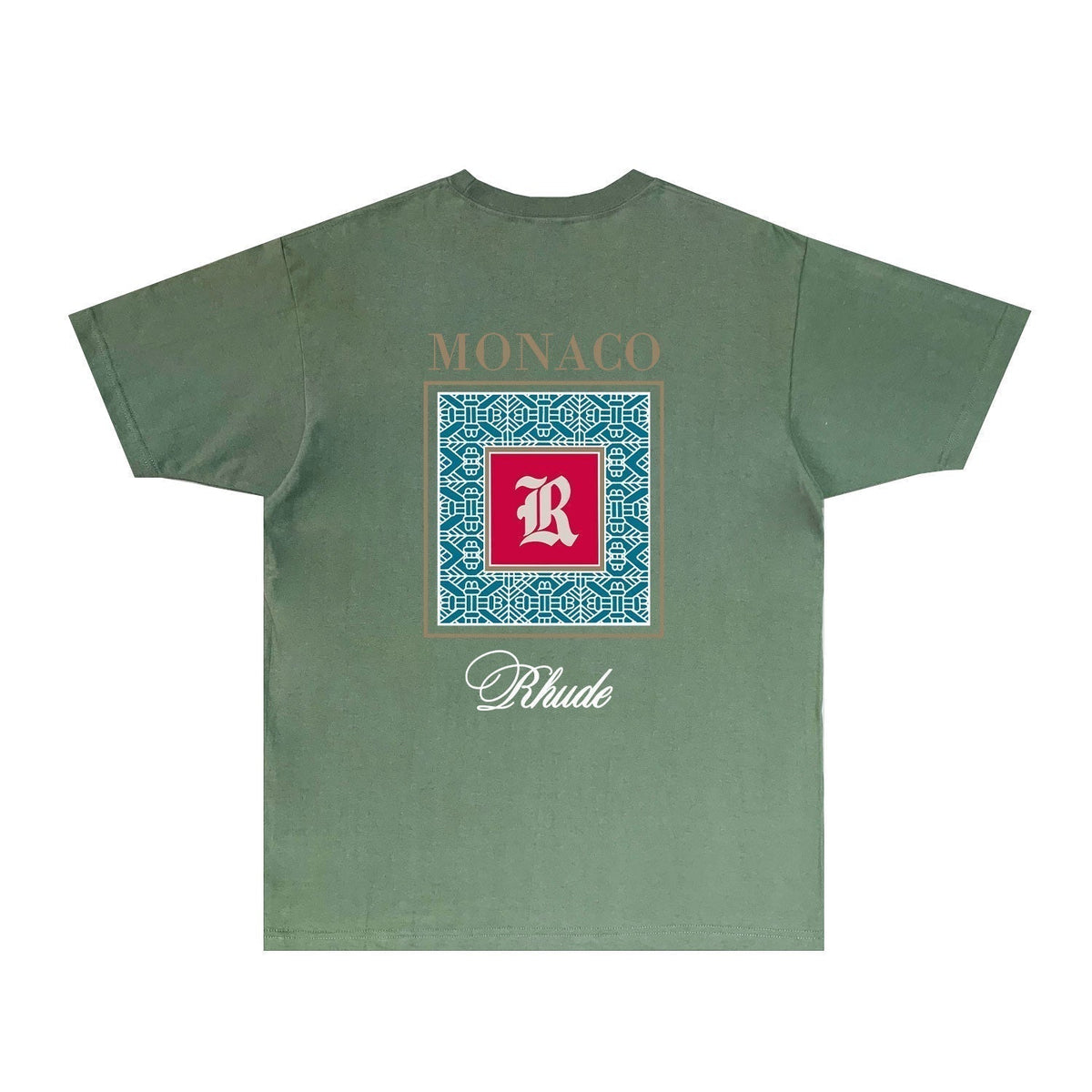 Rhude T-shirts Printed Trendy Pure Cotton