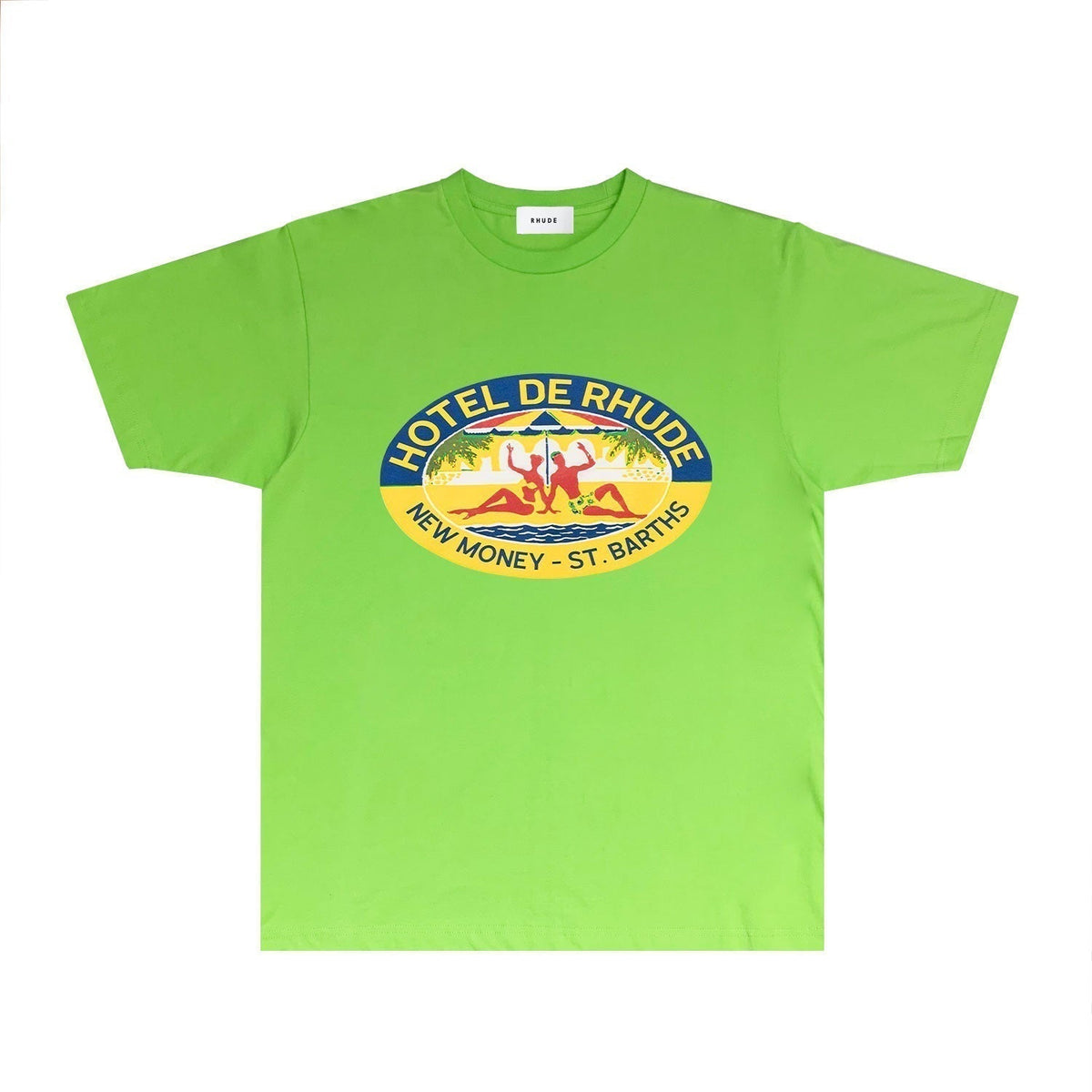 Rhude T-shirts Printed Trendy Pure Cotton