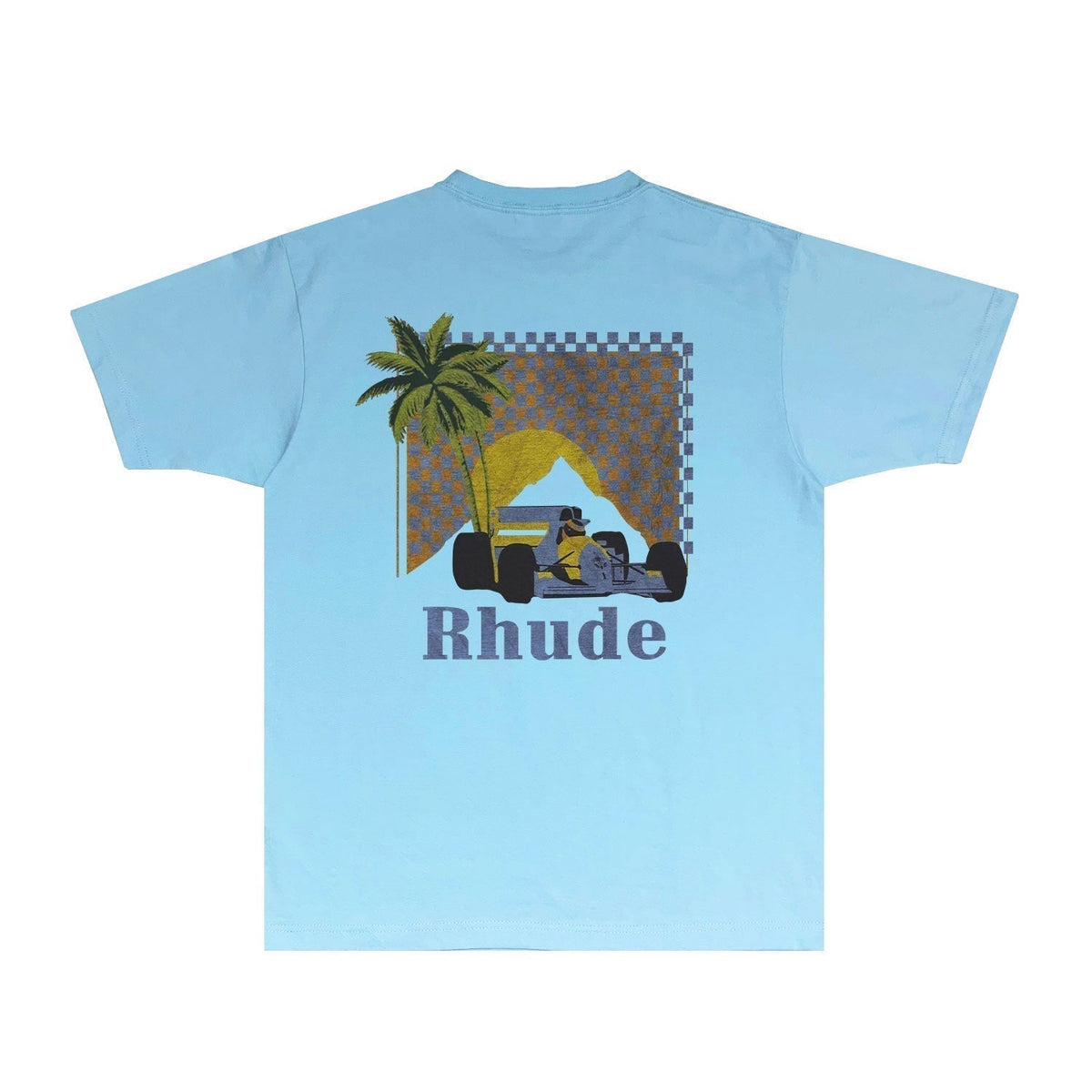 Rhude T-shirts Printed Trendy Pure Cotton
