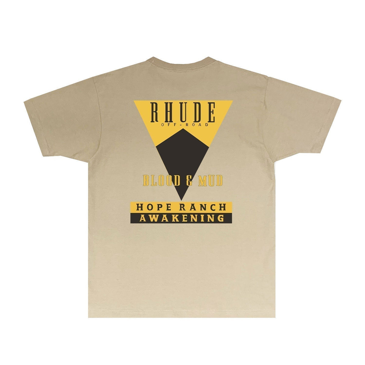 Rhude T-shirts Printed Trendy Pure Cotton