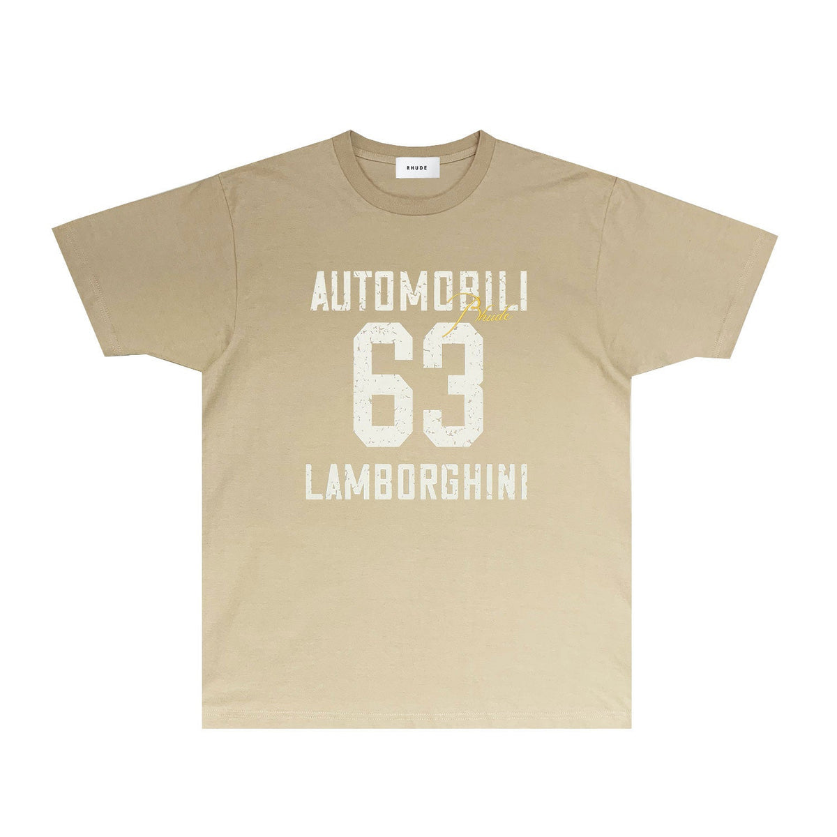 Rhude T-shirts Printed Trendy Pure Cotton