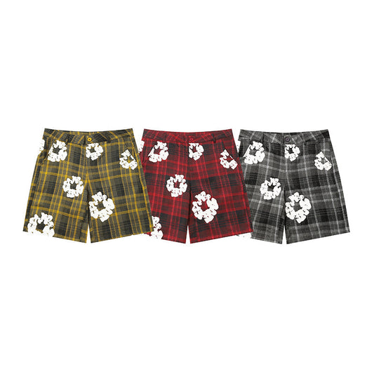 Denim Tears Shorts Kapok Plaid Shorts