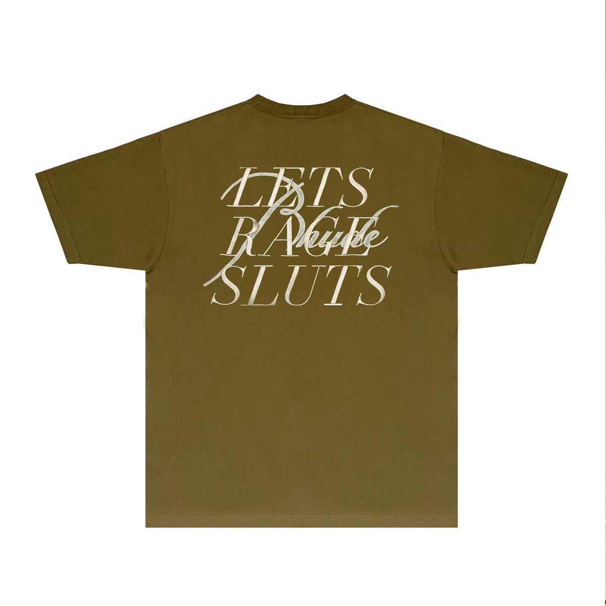 Rhude T-shirts Printed Trendy Pure Cotton