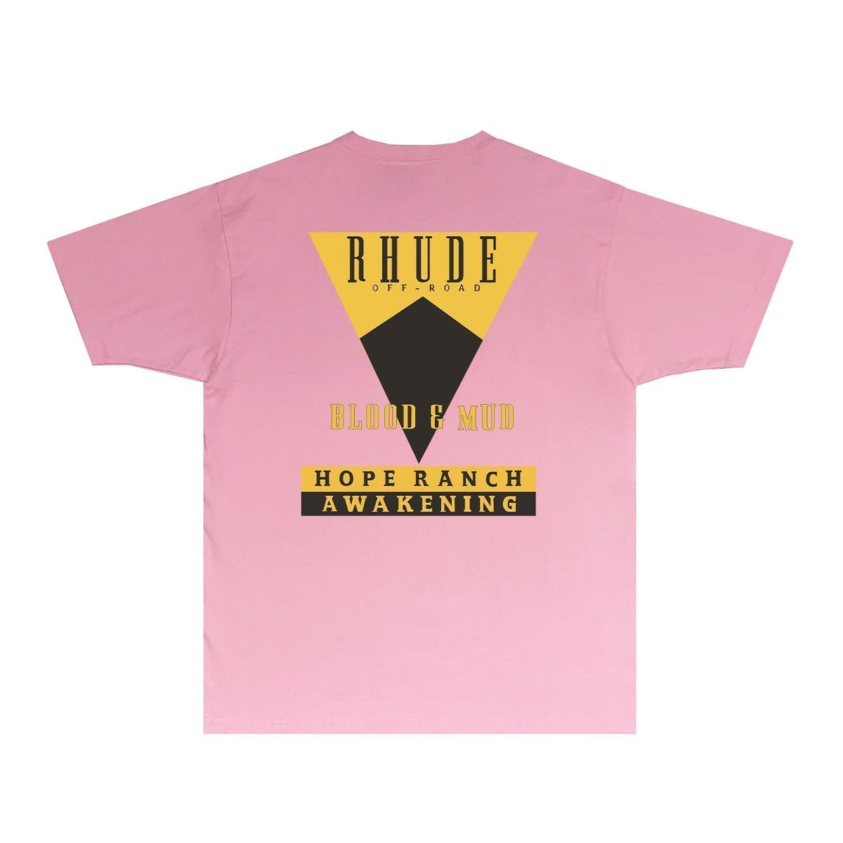 Rhude T-shirts Printed Trendy Pure Cotton