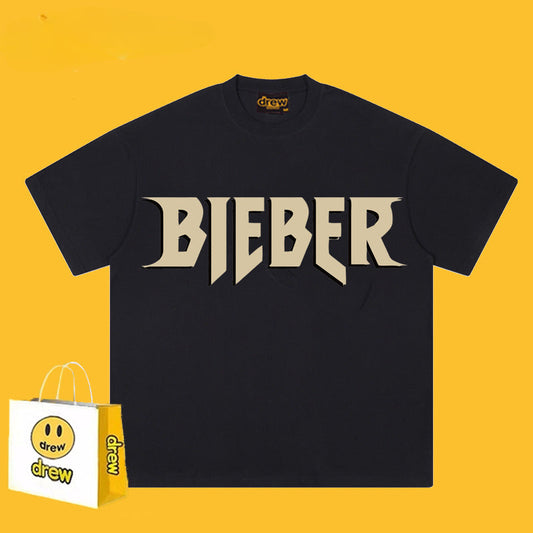Drew T-shirts Loose Heavy Bieber
