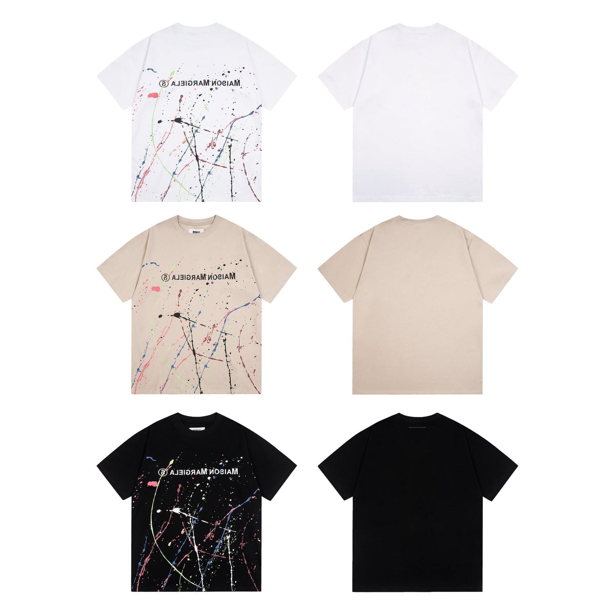 Maison Margiela T-shirt Crew Neck Loose Short Sleeve T-shirt
