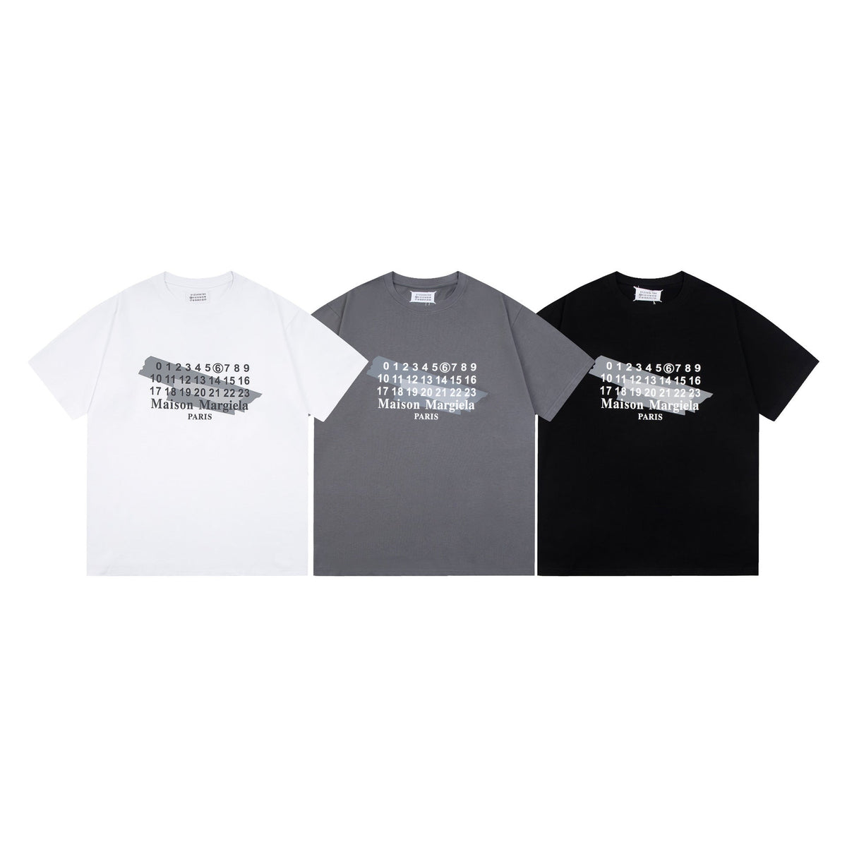 Maison Margiela T-shirt Crew Neck, Loose Short Sleeve T-shirt