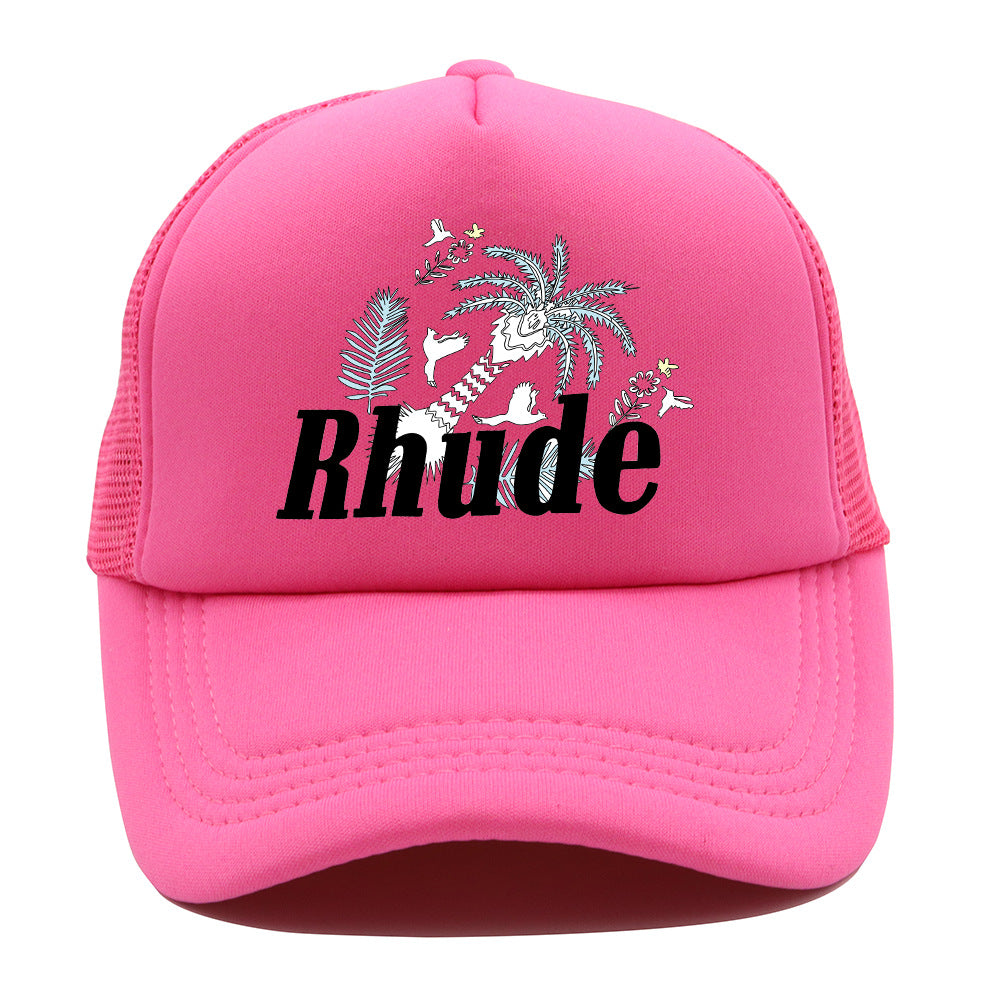Rhude Hat Fashion Net Cap Hip Hop Baseball Cap