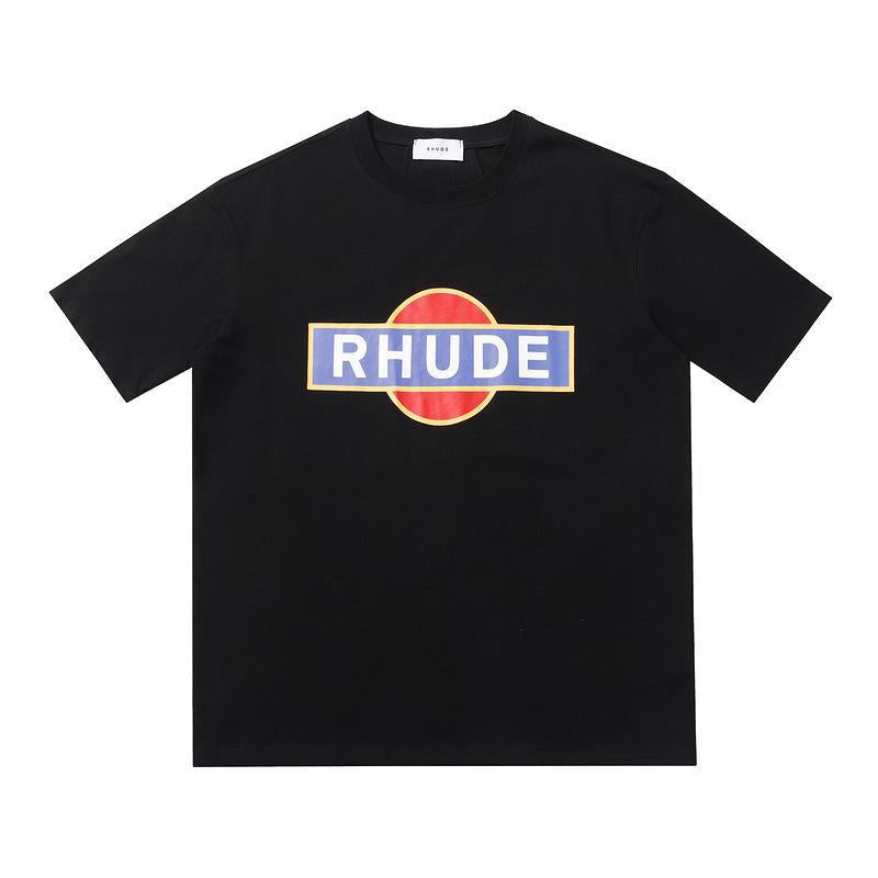 Rhude T-shirt Leopard Print Short Sleeve T-shirt