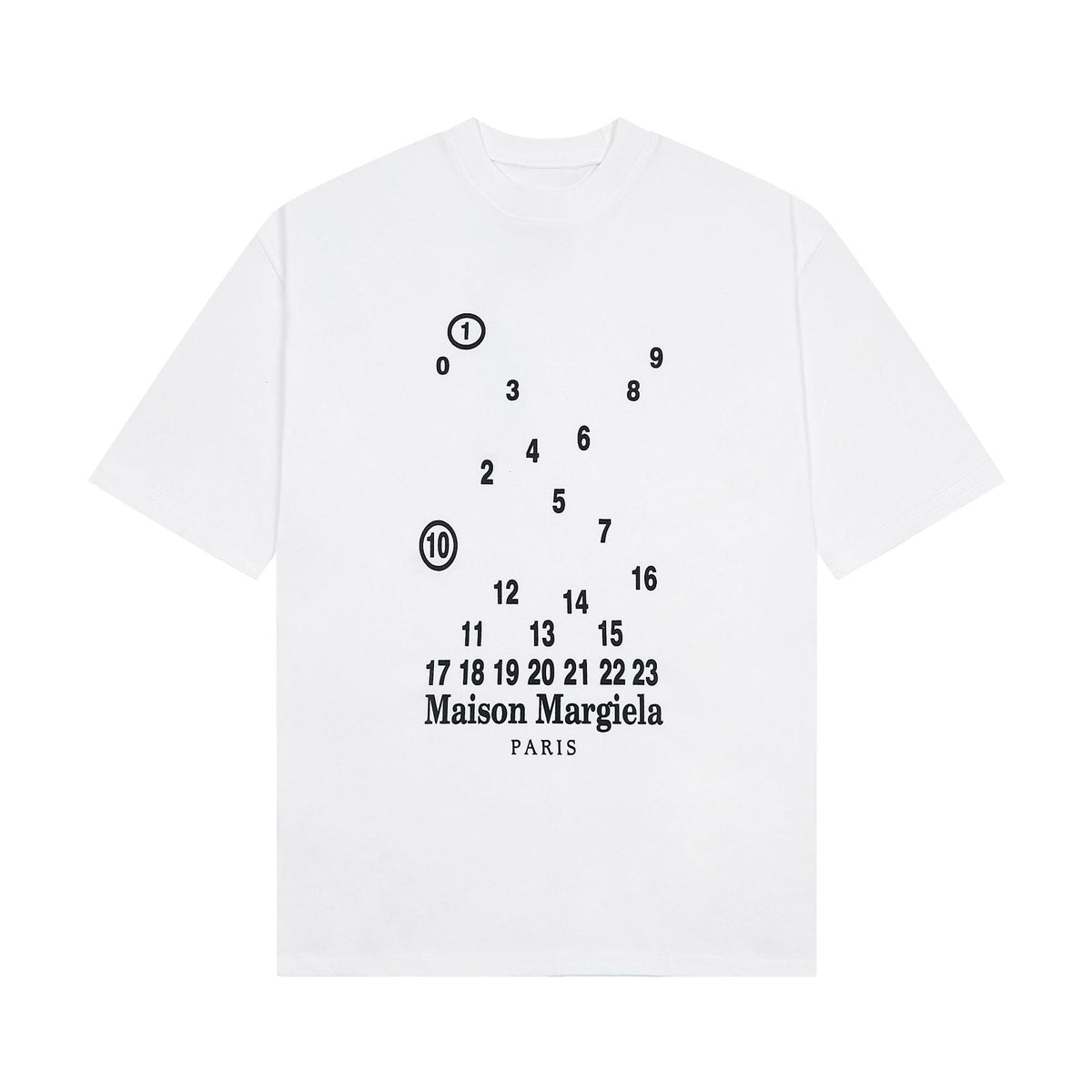 Maison Margiela T-shirt Crew Neck Loose Short Sleeve T-shirt