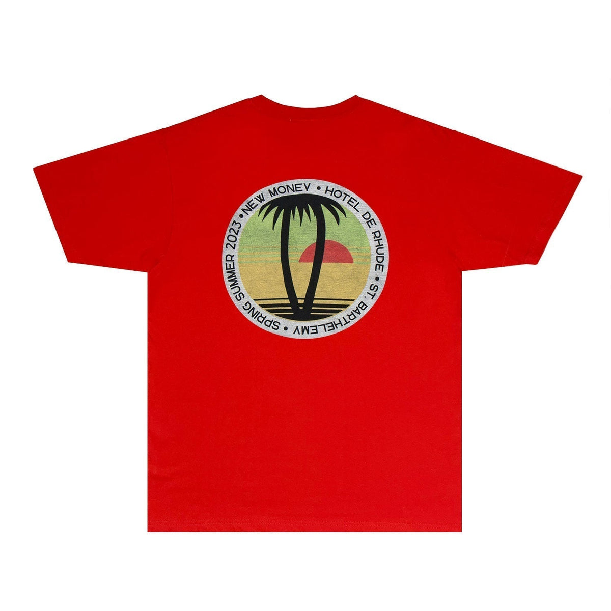 Rhude T-shirts Printed Trendy Pure Cotton