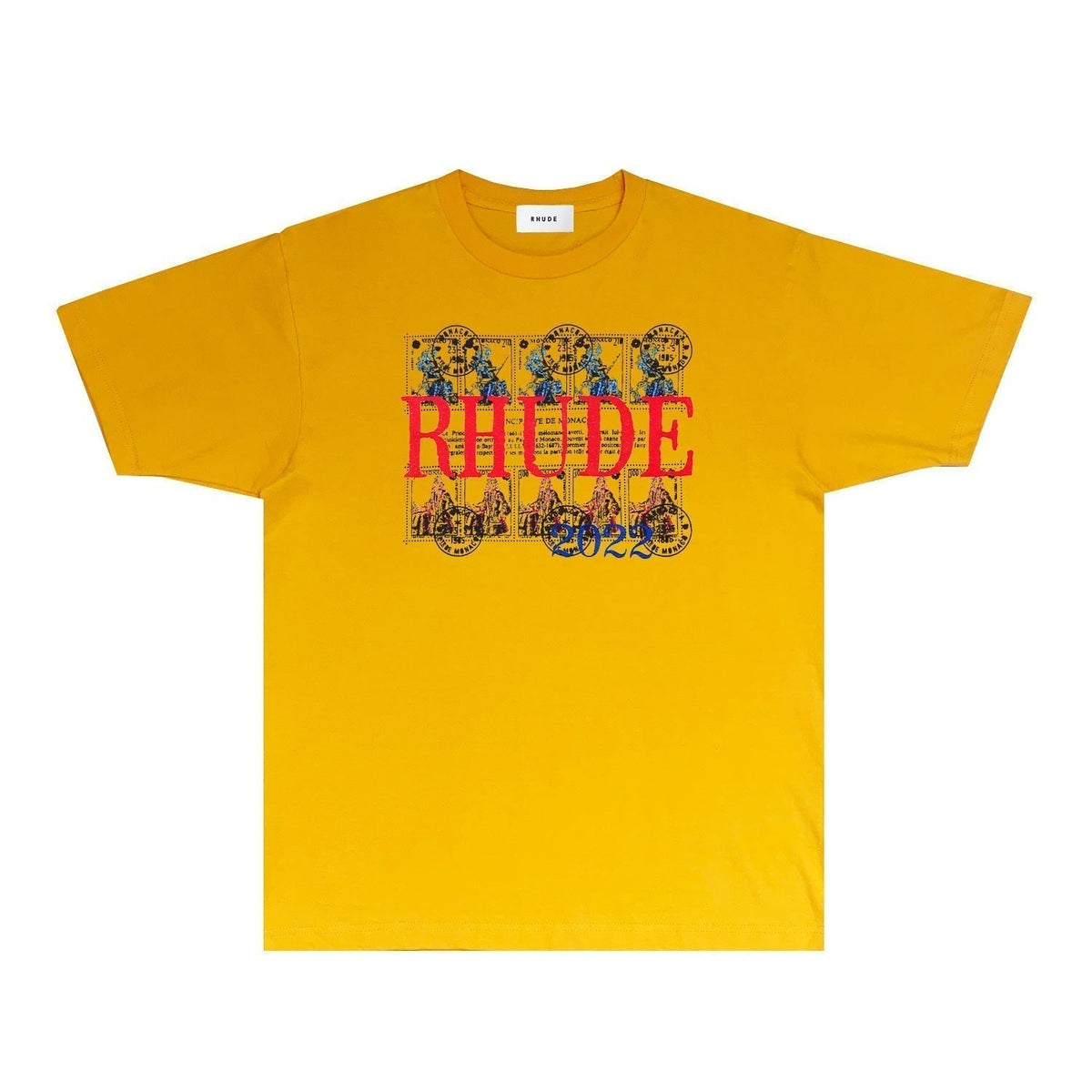 Rhude T-shirts Printed Trendy Pure Cotton
