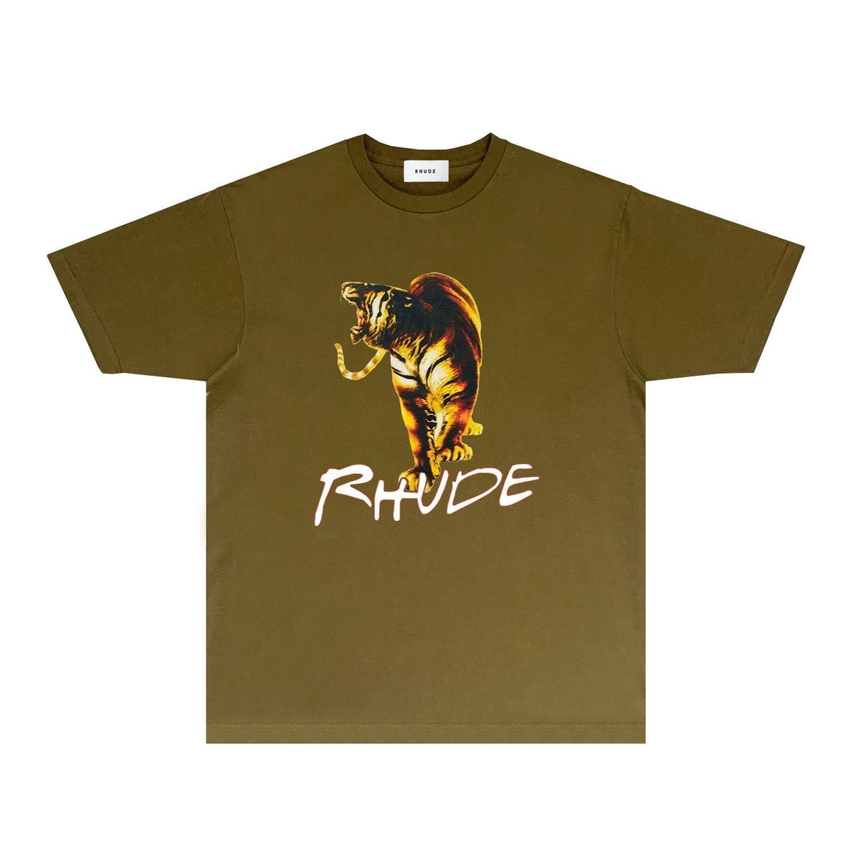 Rhude T-shirts Printed Trendy Pure Cotton