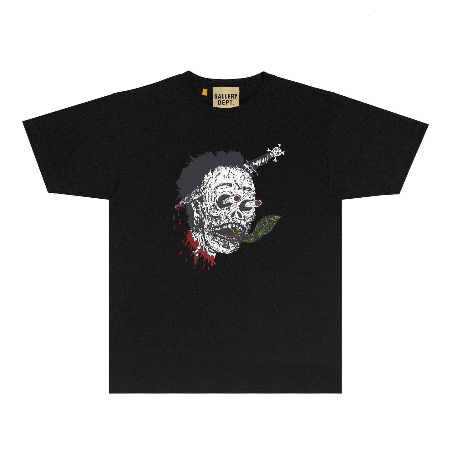Gallery Dept T Shirt Retro Printed Loose Short-Sleeved Shirt