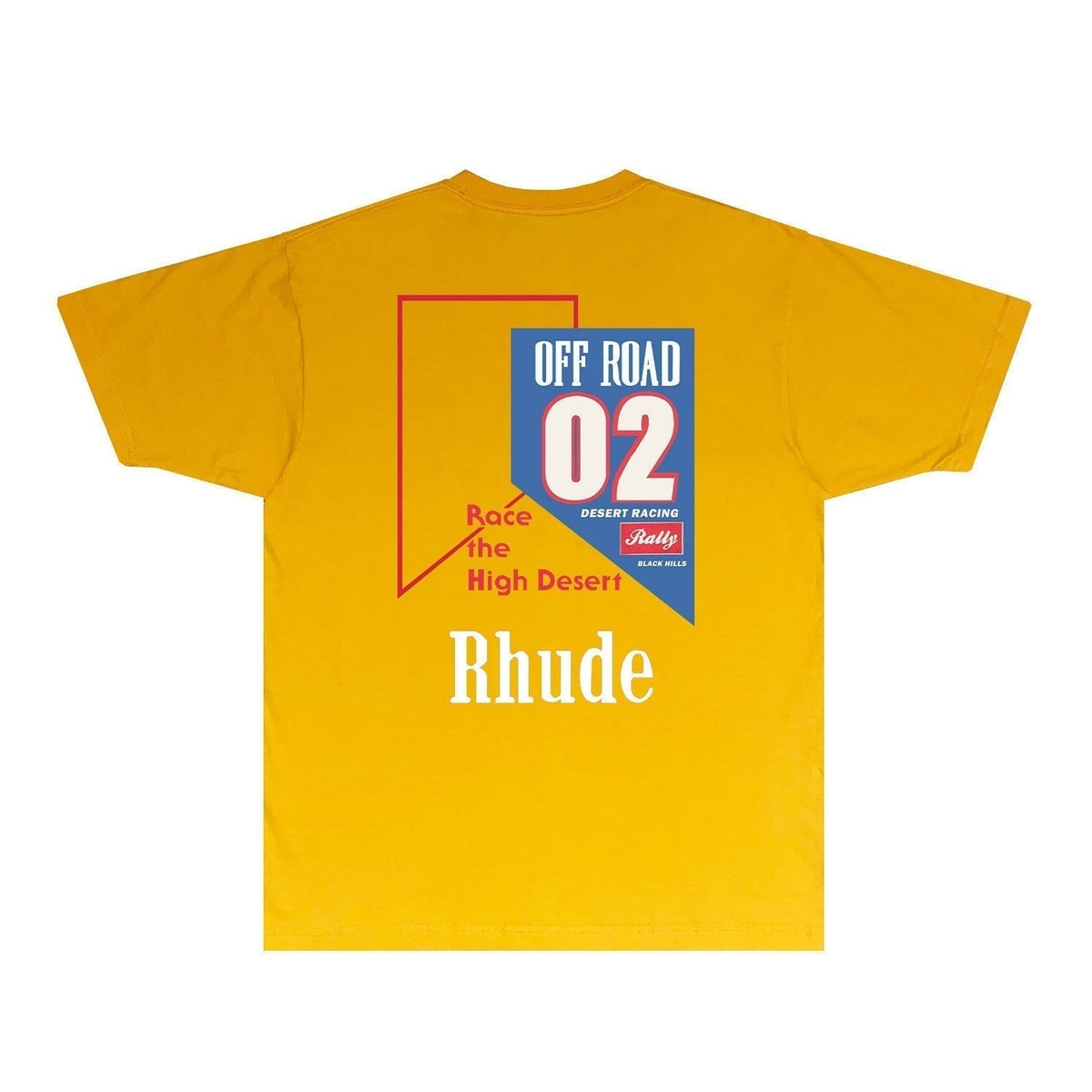 Rhude T-shirts Printed Trendy Pure Cotton