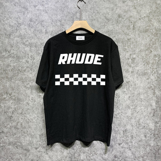 Rhude T-shirts Printed Trendy Pure Cotton